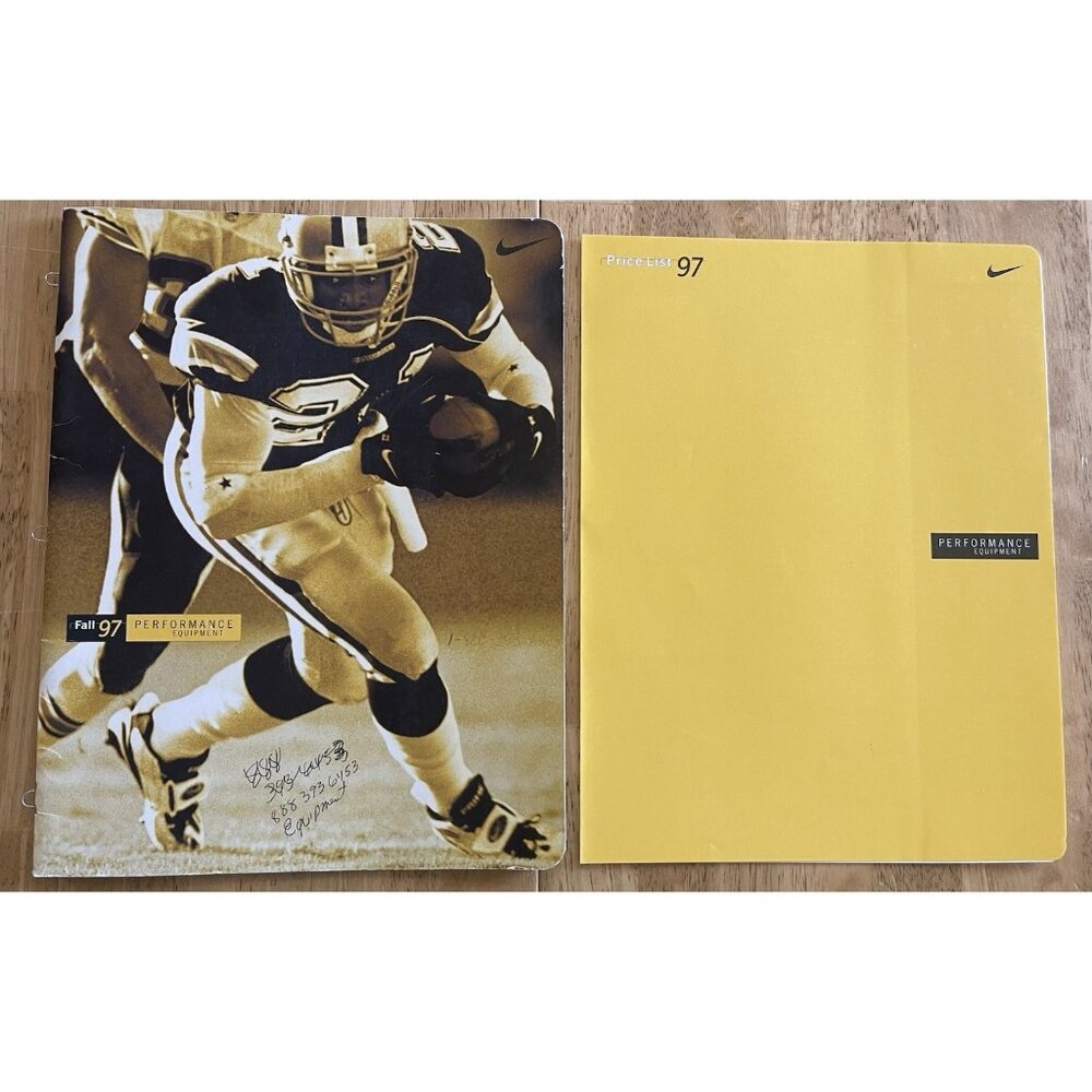 Vintage‎ NIKE Catalog And Price List 1997 Performance Equipment Deion Sanders